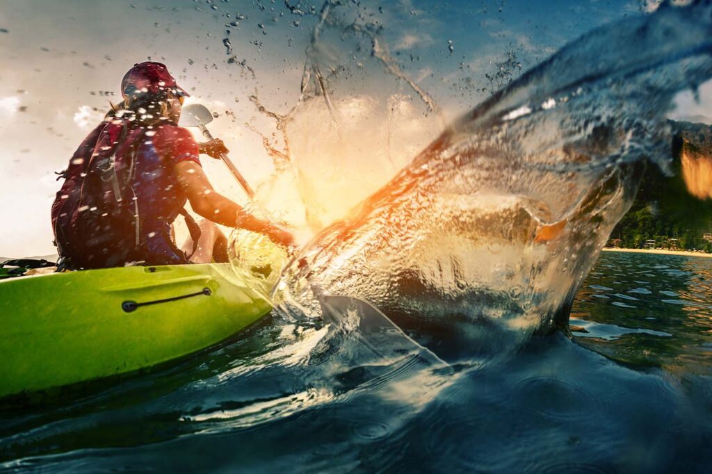 Kayaking and paddleboarding on Whitefish Lake | Things to do in Whitefish
