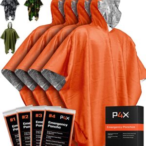 Rain Poncho 4-Pack